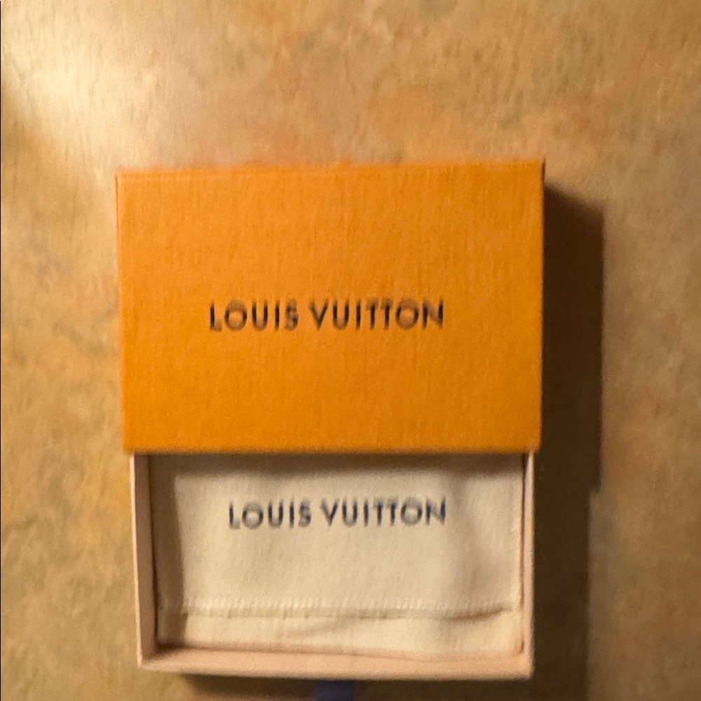Louis Vuitton Orange Box with Cream Dust Bag